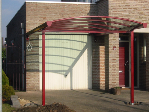 carport gebogen glas Helmond